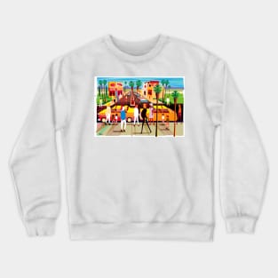 Palm Desert Shopping Crewneck Sweatshirt